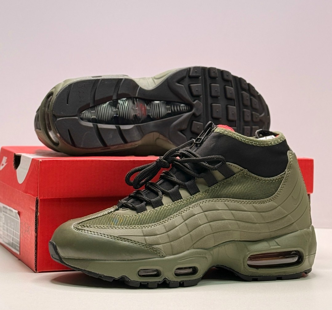 nike air max 95 sneakerboot,кроссовки nike air max 95,мужские кроссовки nike air max 95,nike air max 95 sneakerboot green,nike air max 95
