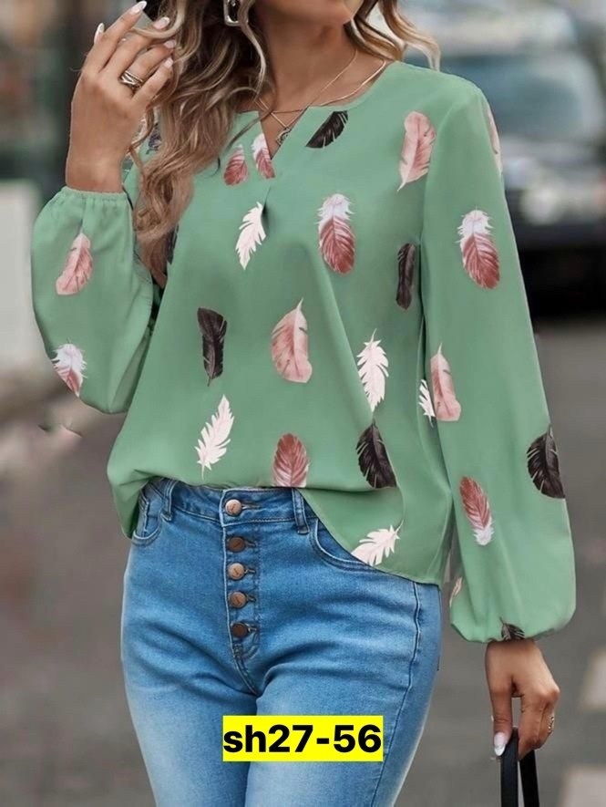женская кофточка,блузка женская,женская шифоновая блузка с длинными рукавами,женская блуза,блуза с перьями