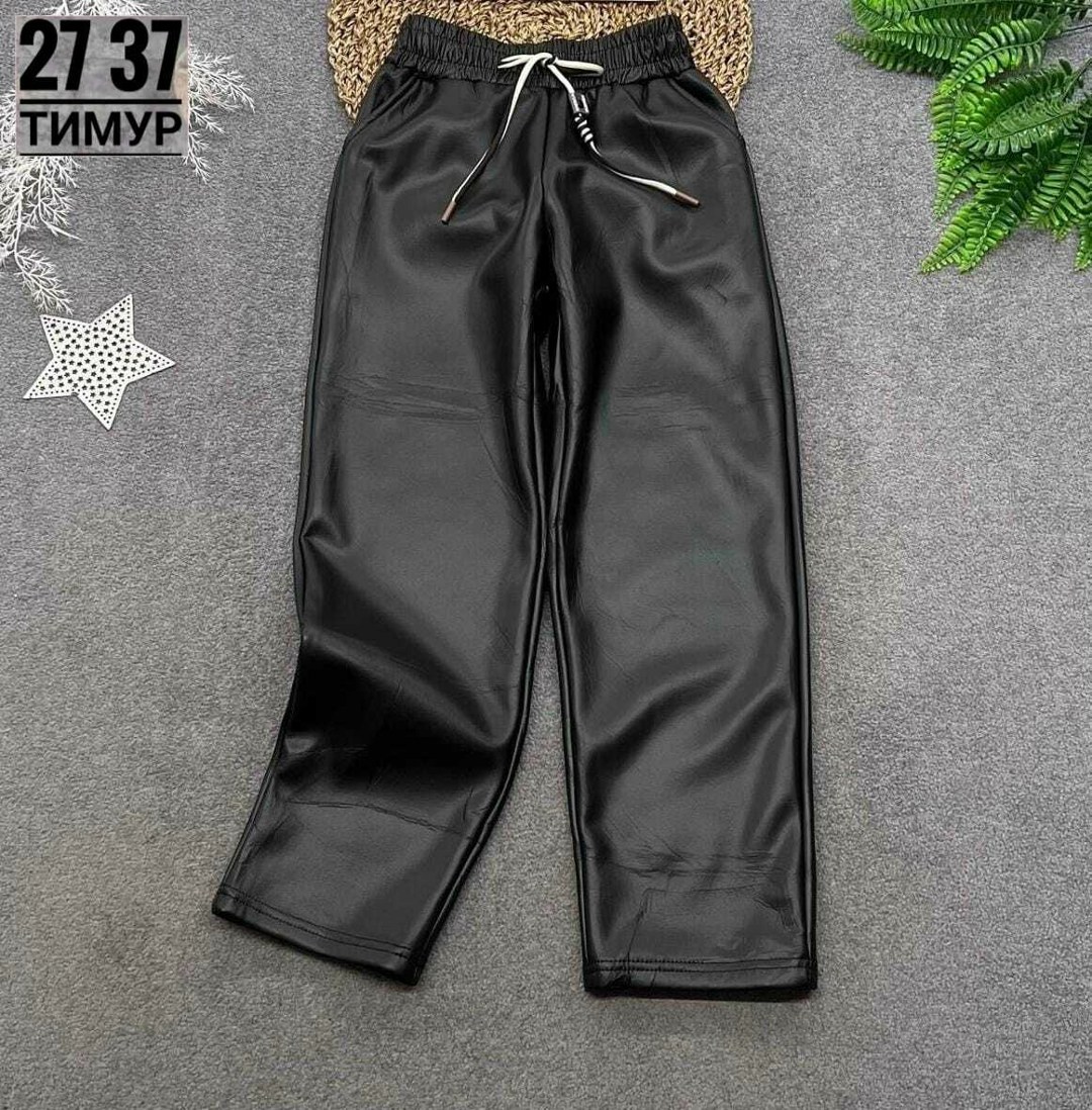 кожаные брюки женские,брюки из эко кожи,брюки из экокожи женские,брюки bszz fashion женские,кожаные брюки