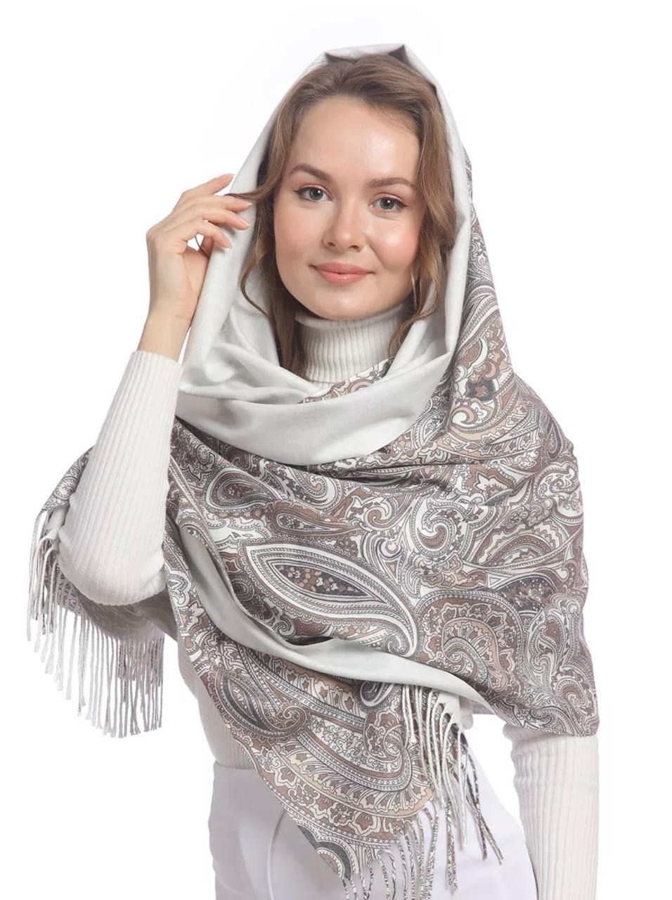 палантин кашемировый двусторонний шарф,палантин кашемировый двусторонний,палантин коричневый,палантин женские,палантины кашемир