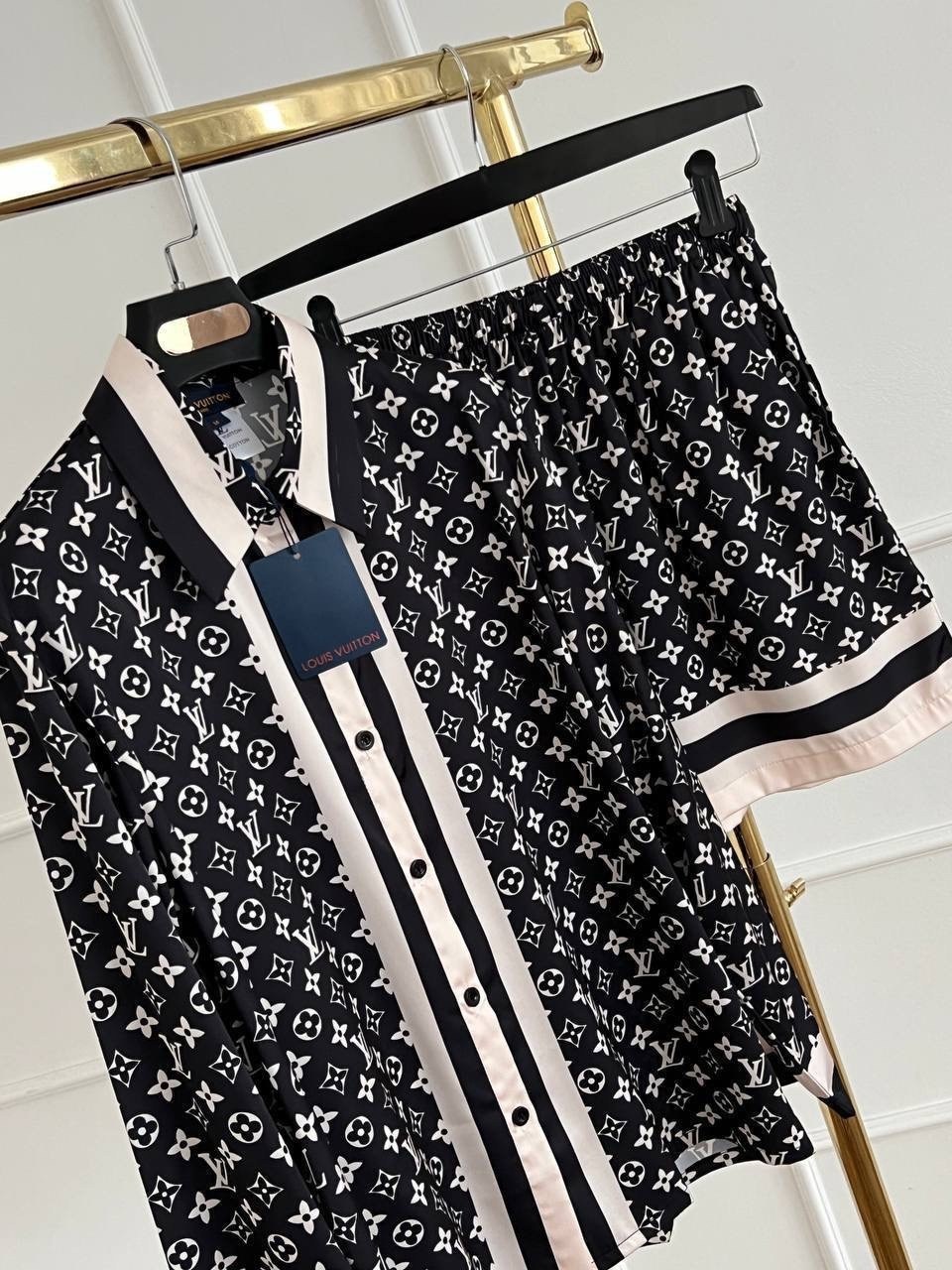костюм луи виттон женский,пижама луи виттон,женский пижамный комплект,луи виттон костюм женский шелковый,пижамы женски