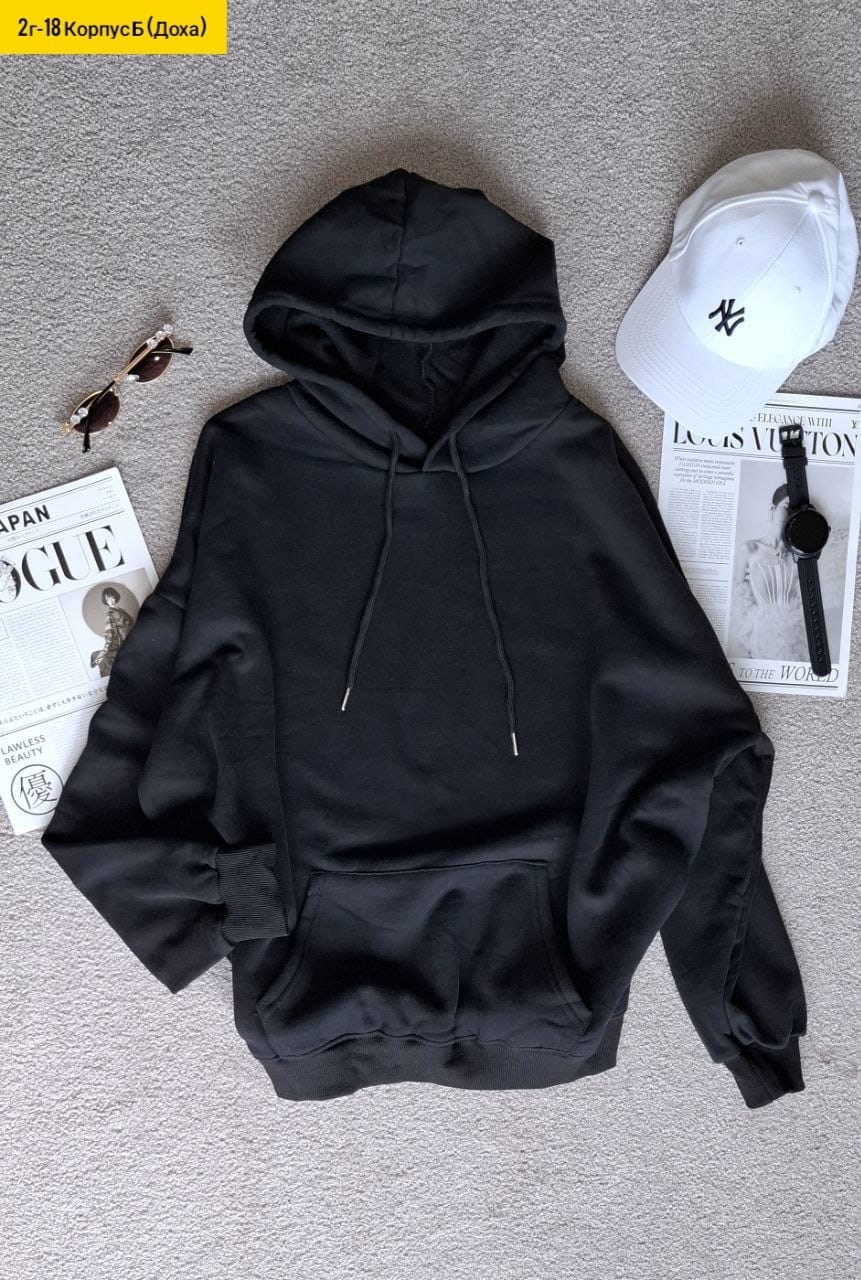 толстовка с капюшоном,однотонная толстовка,толстовка средние,толстовка оверсайз,толстовка в стиле