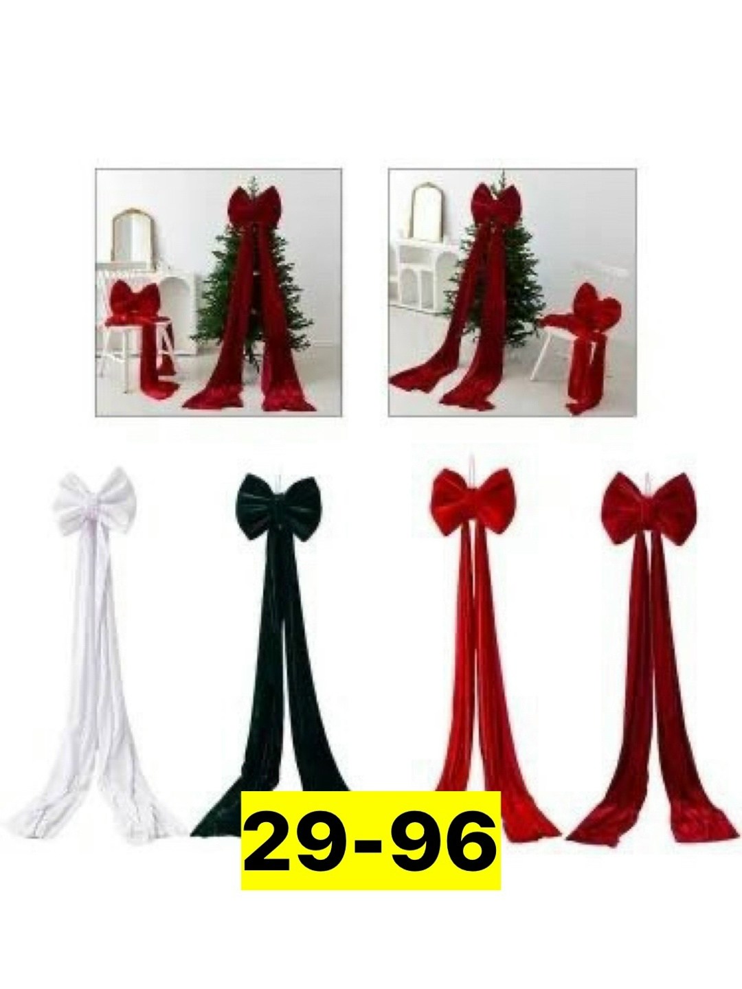 бант для елки,бархатные банты,новогодние банты,бант рождественский,бант лента