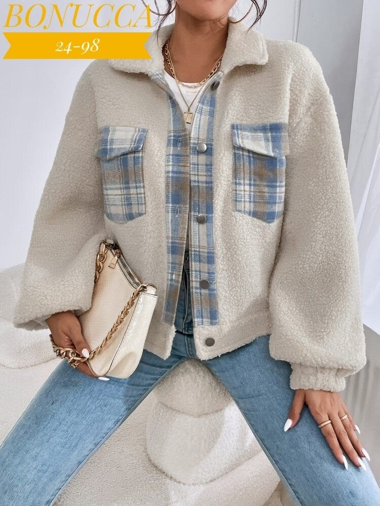 теплая куртка,повседневная куртка,куртка женская,куртка модная,куртка в клетку