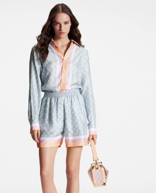 костюм луи виттон женский,пижама луи виттон,женский пижамный комплект,луи виттон костюм женский шелковый,пижамы женски