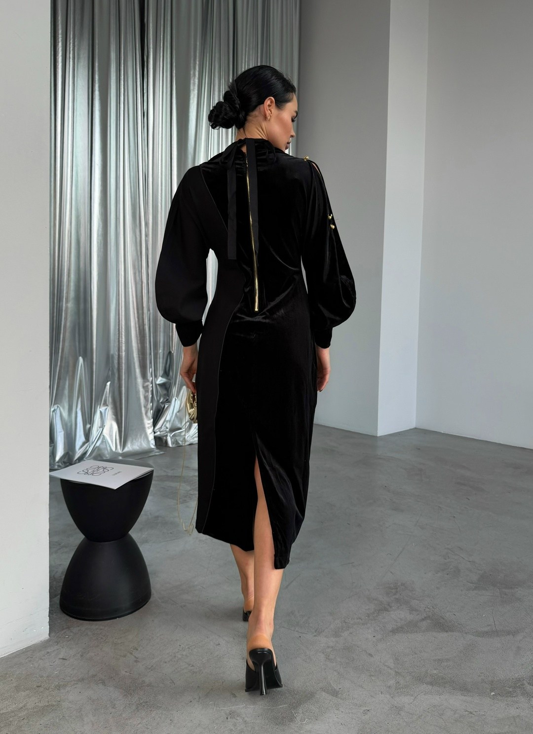 бархатное платье,платье из бархата,платье коричневое,платье велюр,платье бархат