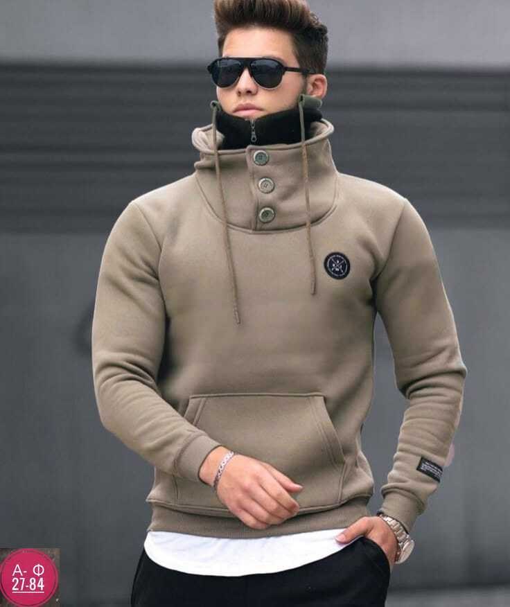мужской свитер с высоким воротником,свитер с высоким воротником,кофта худи мужская,толстовка с воротником,мужская мода