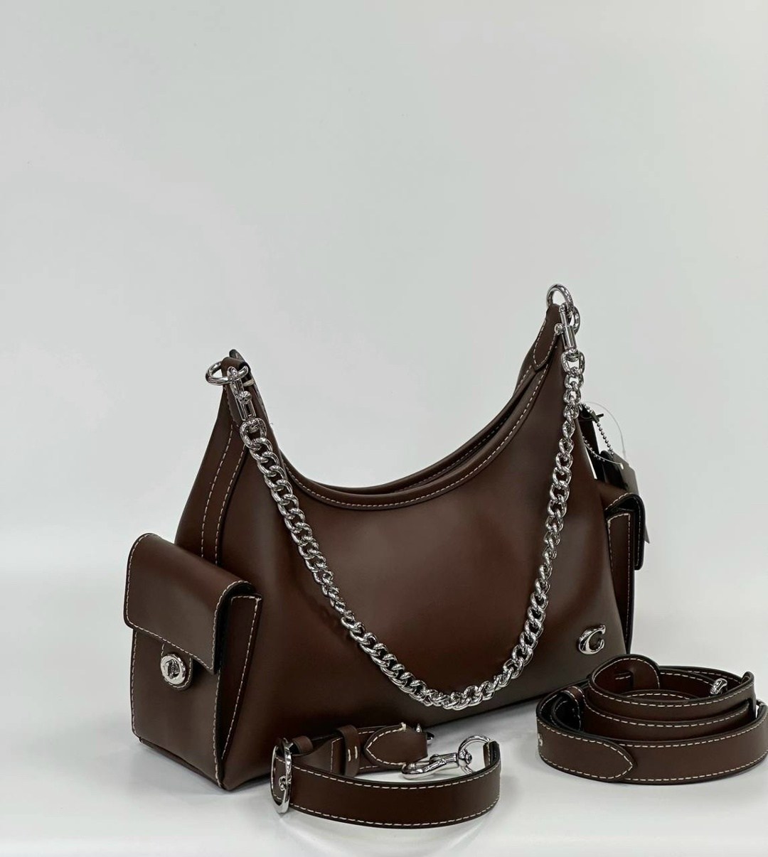 сумка женская,сумка,черная сумка женская,сумка женская с цепью,сумка с цепочкой