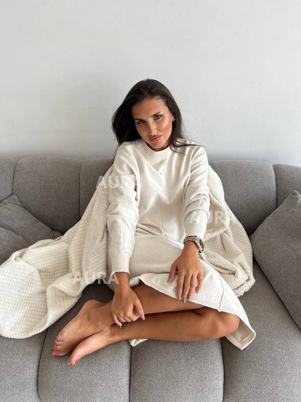 трикотажный костюм,вязаные костюмы,вязаные костюмы женские,костюм бежевый,теплый вязаный костюм