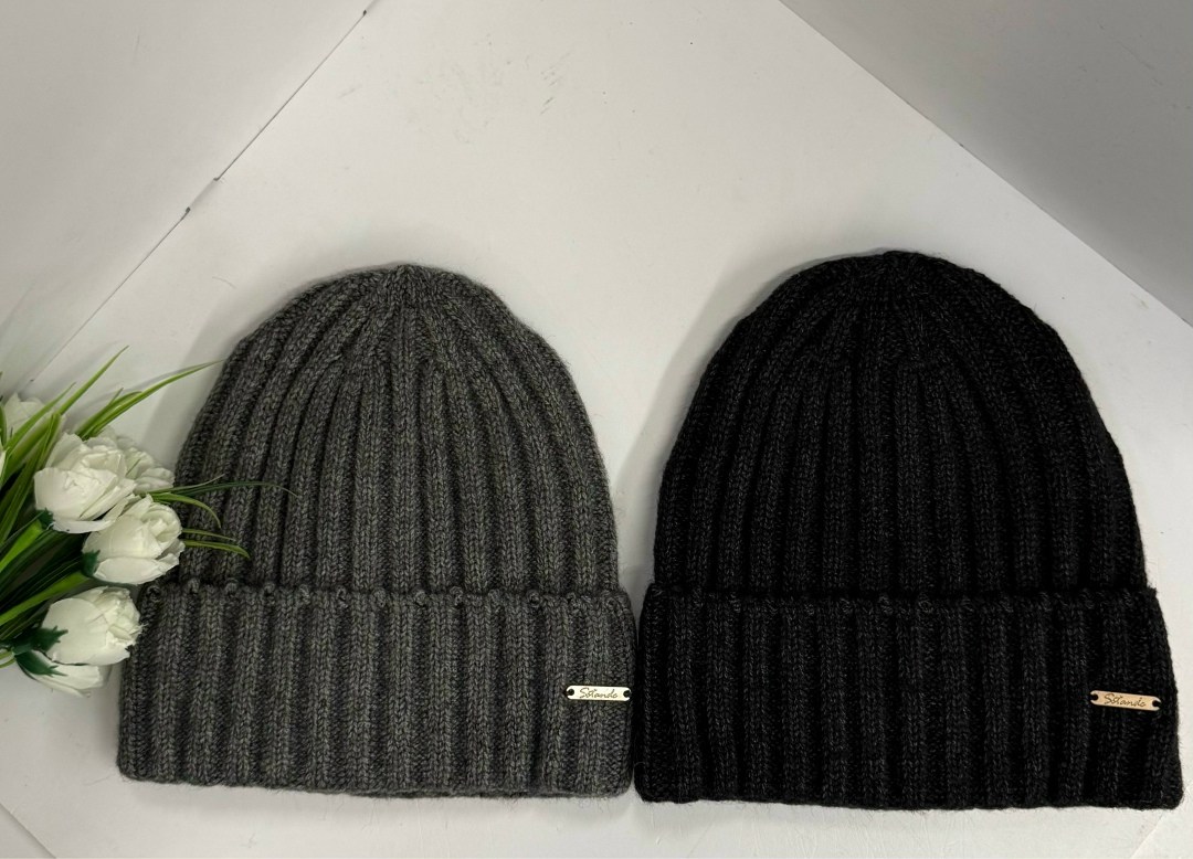 шапка мужская,вязаная мужская шапка,шапка мужская зимняя,шапка мужская с отворотом,шапка мужская классическая