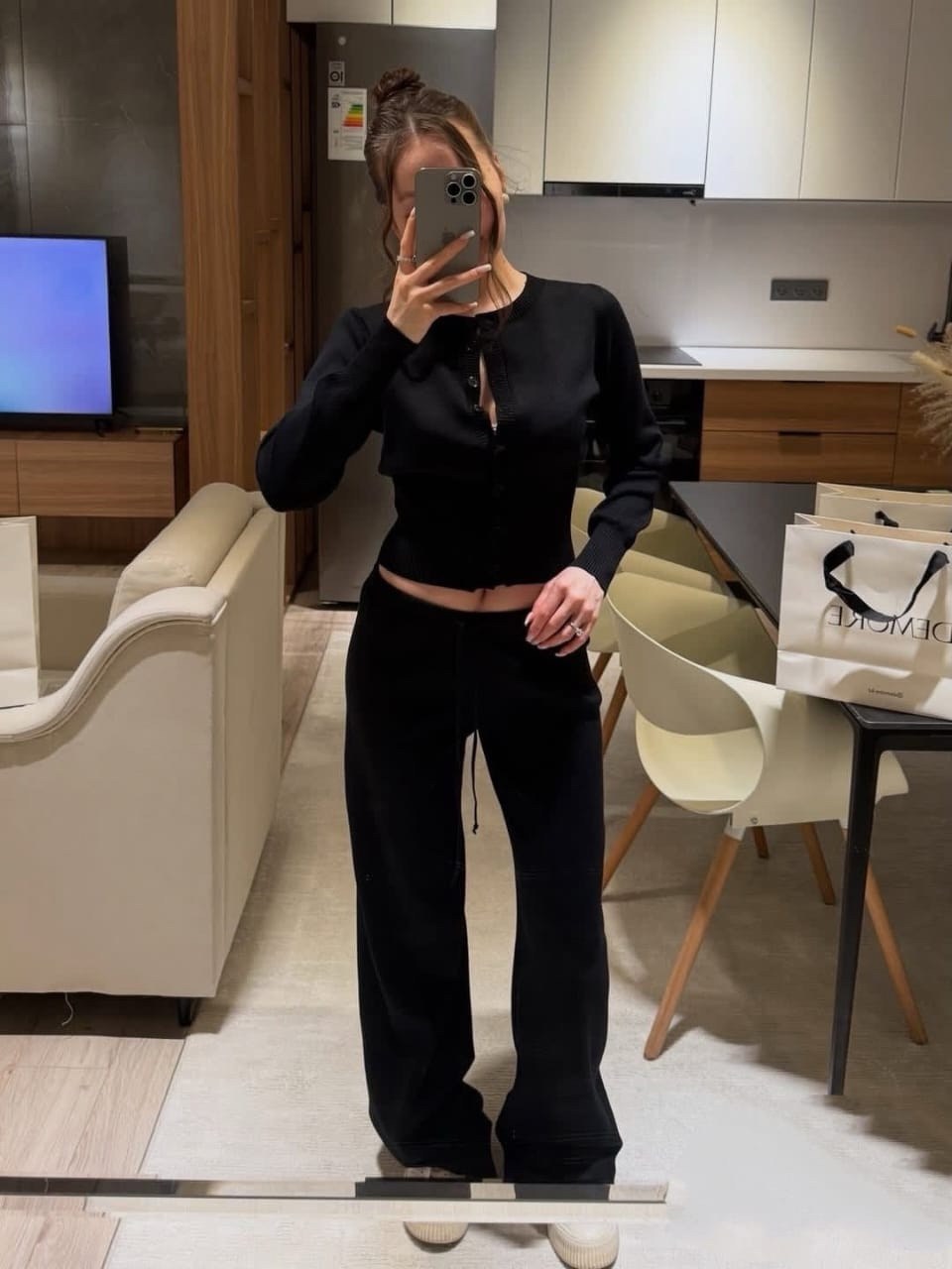 костюм с брюками палаццо,трикотажные костюмы,трикотажные брюки,кашемировый костюм,брюки широкие