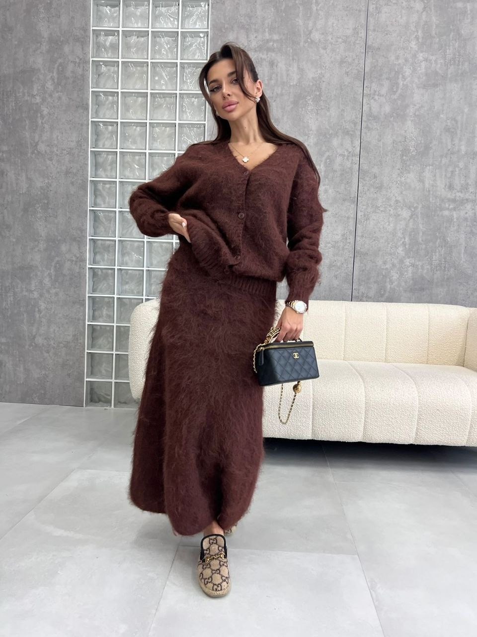 трикотажные костюмы,костюмы женские,костюм женский теплый,объемный кардиган,кардиган женский вязаный