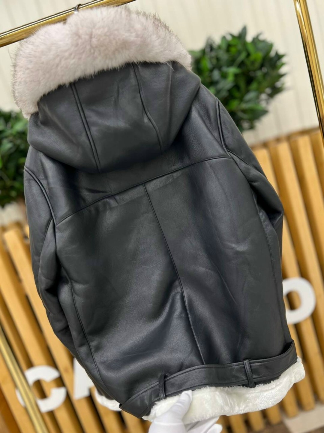 кожаная куртка,женская куртка из искусственной кожи,дубленка женская пилот авиатор,куртка из искусственной кожи,aftf basic дубленка черная авиатор