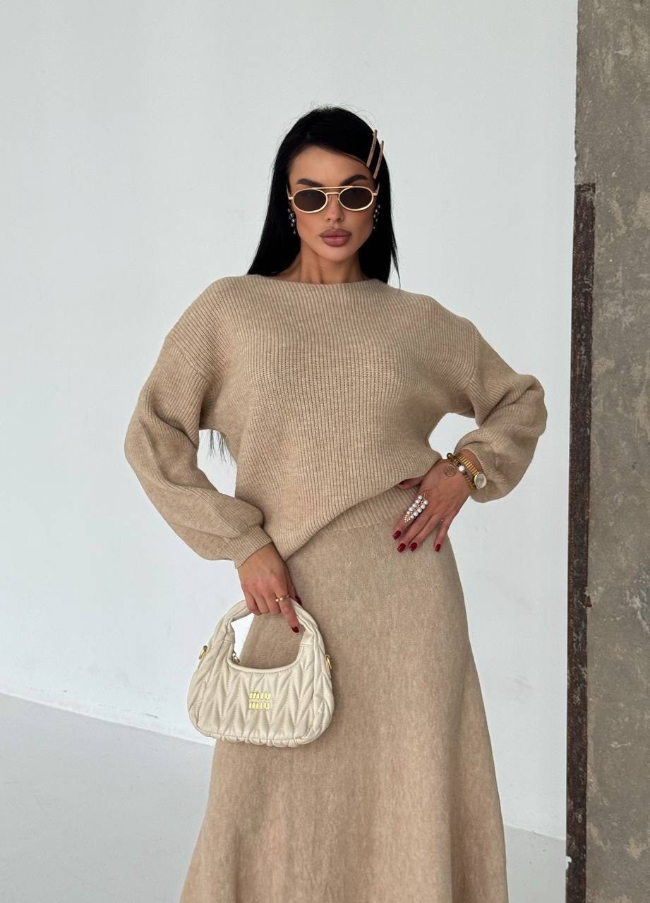 теплое платье,вязаный костюм с юбкой,костюм с юбкой теплый,вязаные костюмы,теплый трикотажный костюм с юбкой