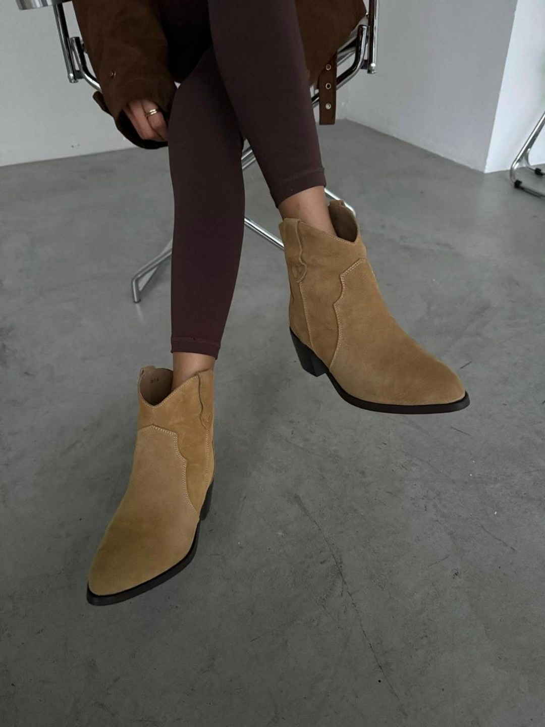 замшевые ботильоны,замшевые казаки, женская,казаки замшевые эконика,ботинки замшевые