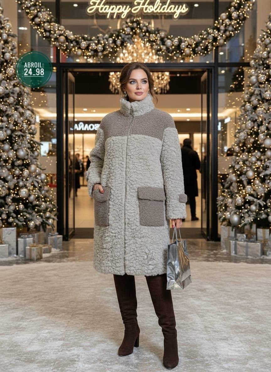 пальто чебурашка экошуба,пальто барашек,белая шуба,пальто из экомеха,шуба пальто