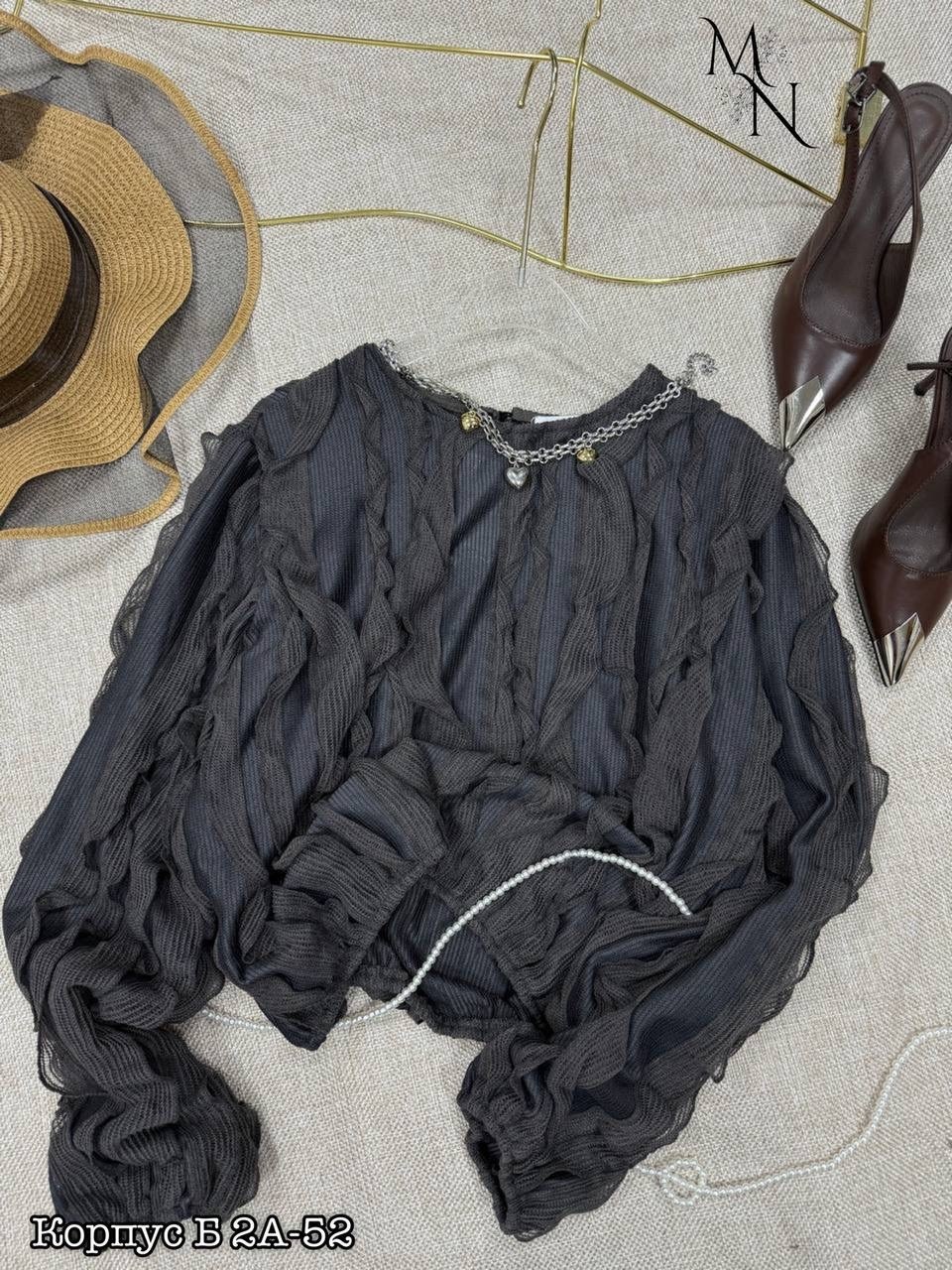 блузка с оборками,блузка элегантная,шифоновая блузка,женская блуза,повседневная блузка