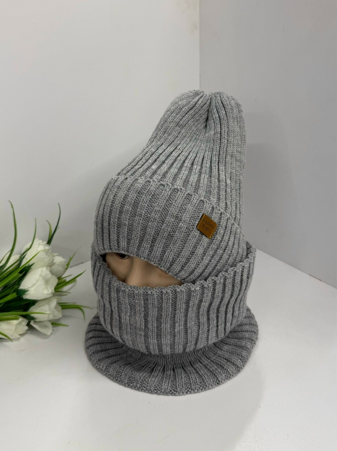 шапка снуд,комплект шапка снуд,комплект шапки,шапка снуд для мальчика,шапка и снуд комплект детский