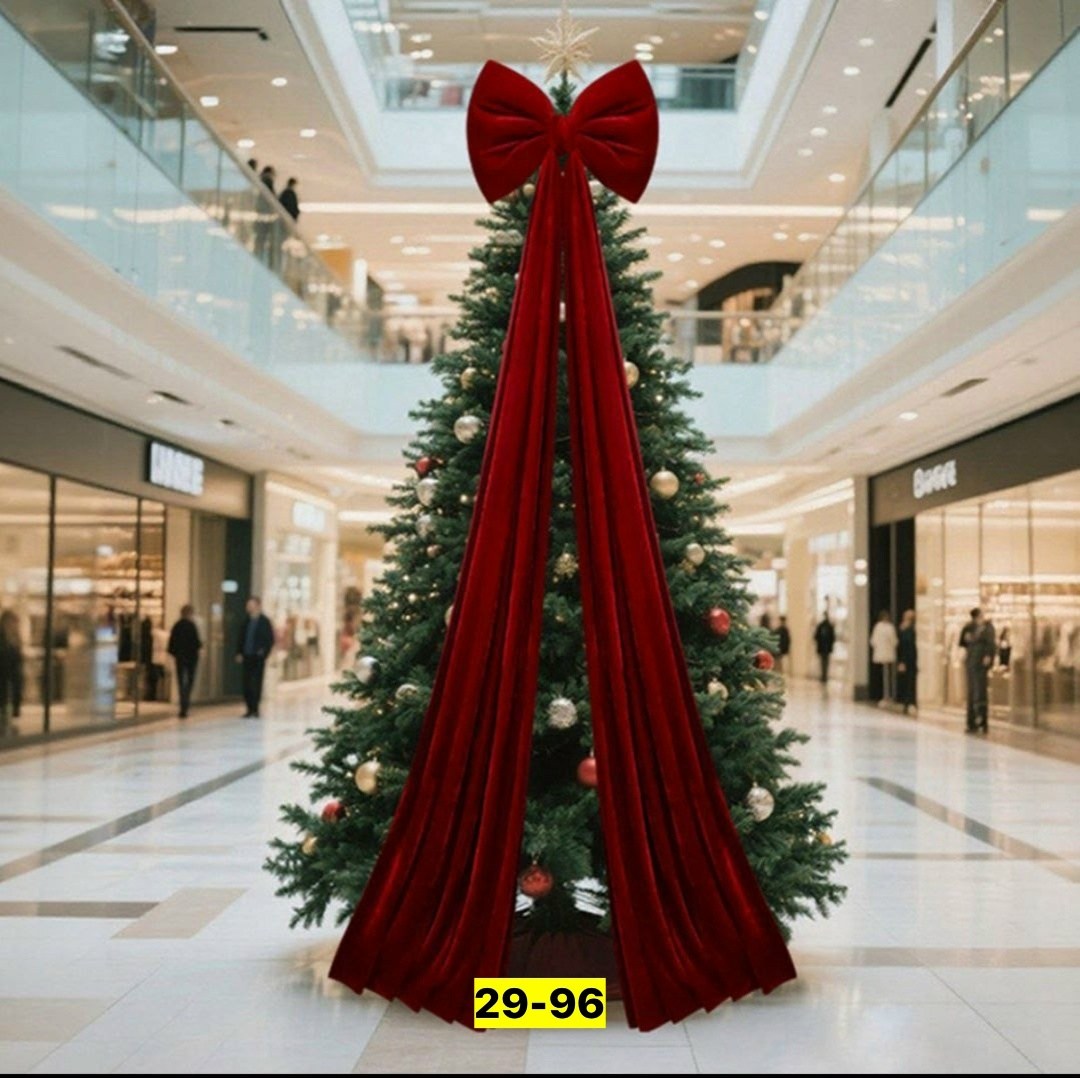 бант для елки,бархатные банты,новогодние банты,бант рождественский,бант лента