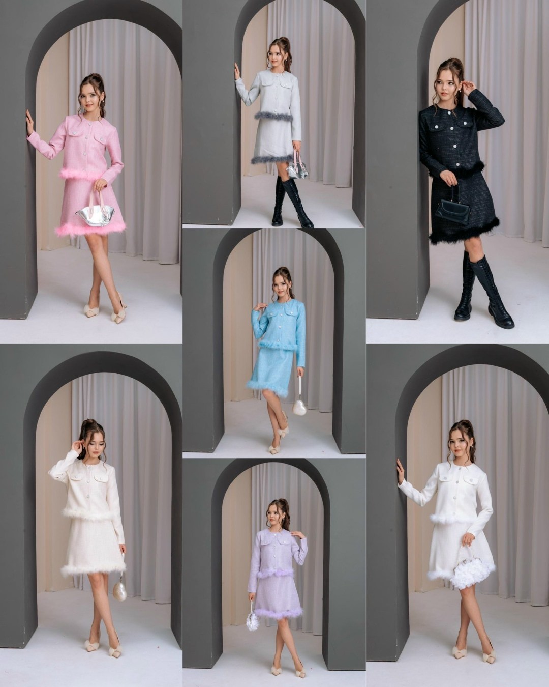 твидовый костюм,твидовый костюм с юбкой,элегантные костюмы,женский твидовый костюм,жакет твидовый