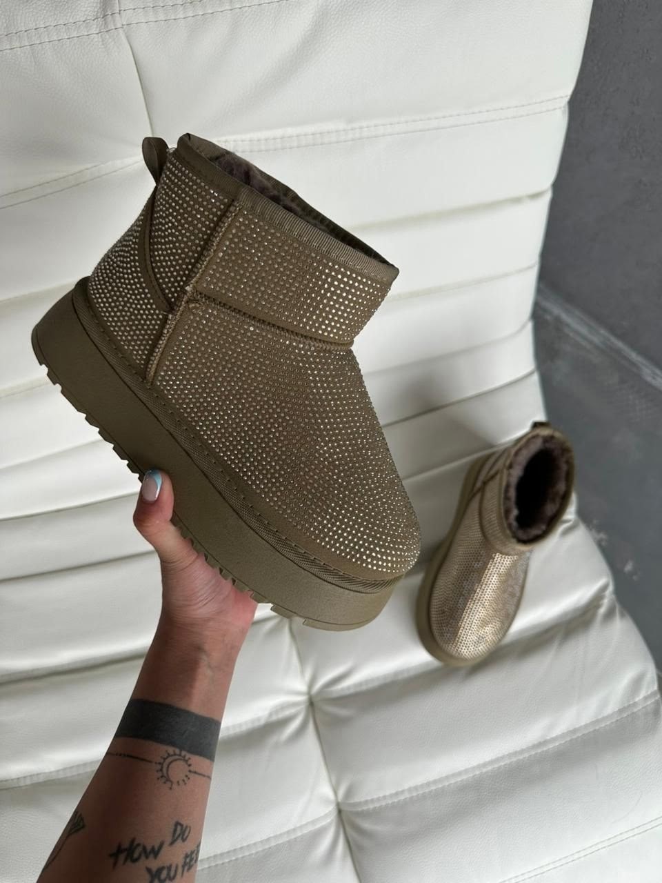 ,угги женские,женская  зимняя, теплая,угги женские со стразами