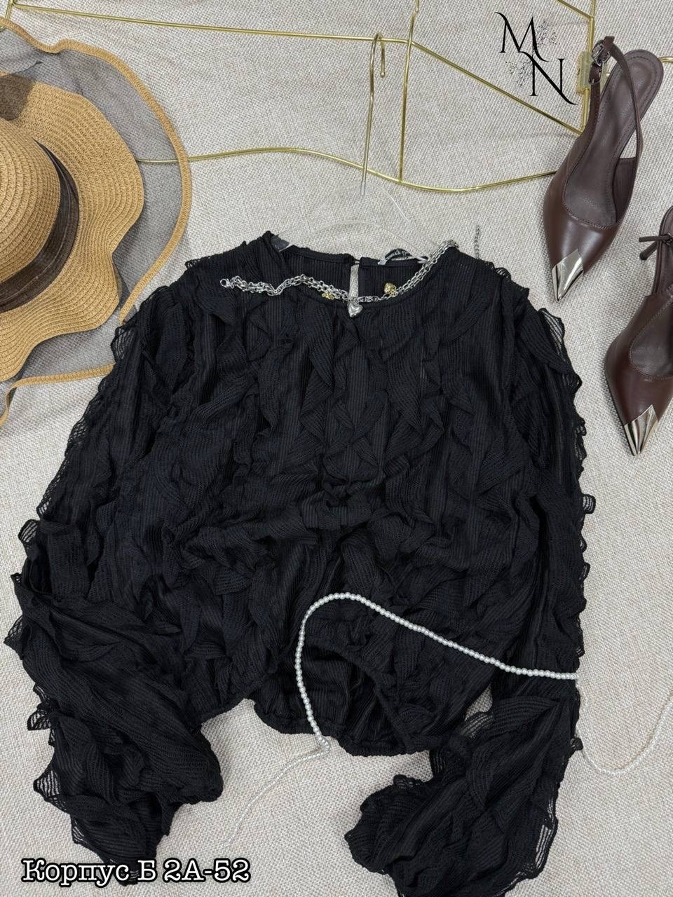 блузка с оборками,блузка элегантная,шифоновая блузка,женская блуза,повседневная блузка