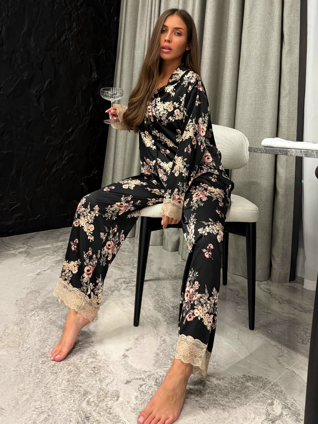 шелковые пижамы,комплект пижама,пеньюар комплект,пижамы женски,одежда для сна