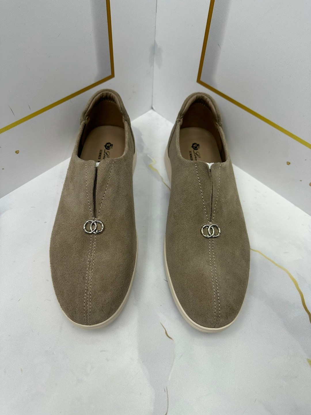 ,лоферы замш, лоферы женские,повседневная ,лоферы loro piana женские