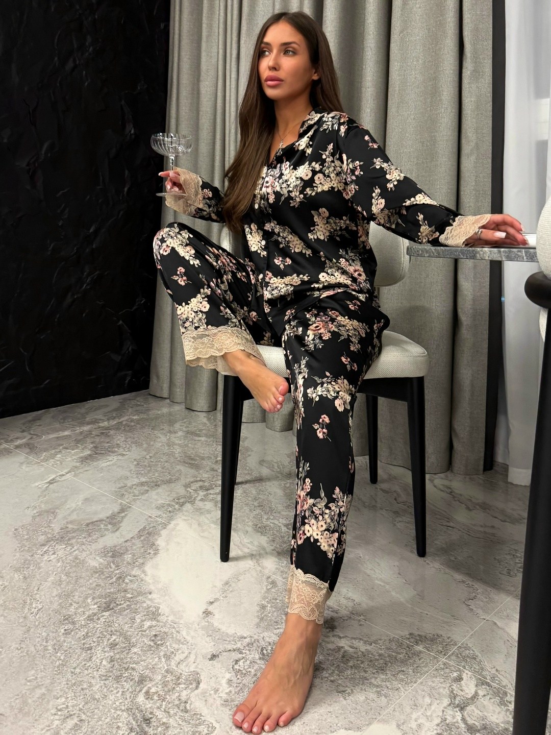 шелковые пижамы,комплект пижама,пеньюар комплект,пижамы женски,одежда для сна