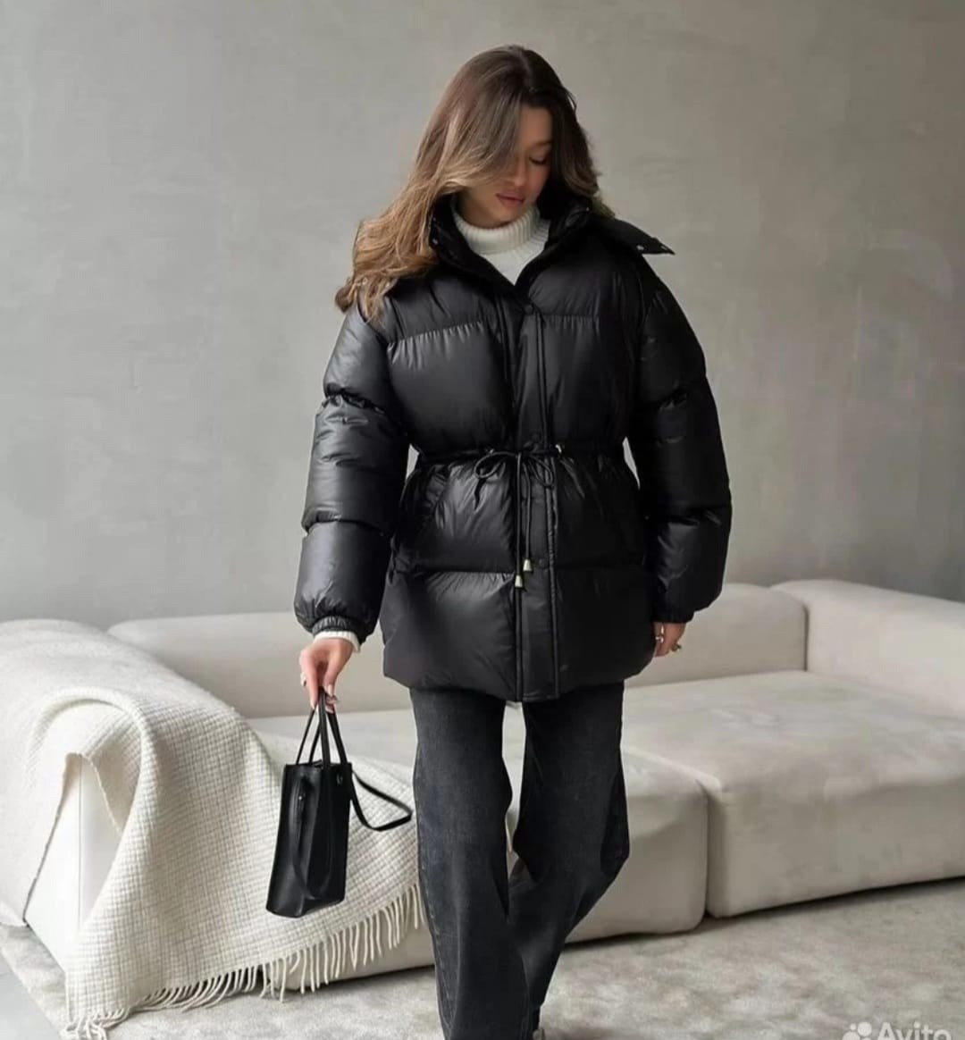 зимний пуховик куртка,пуховик куртка женский зимний,женская зимняя куртка,куртка с поясом,пуховик