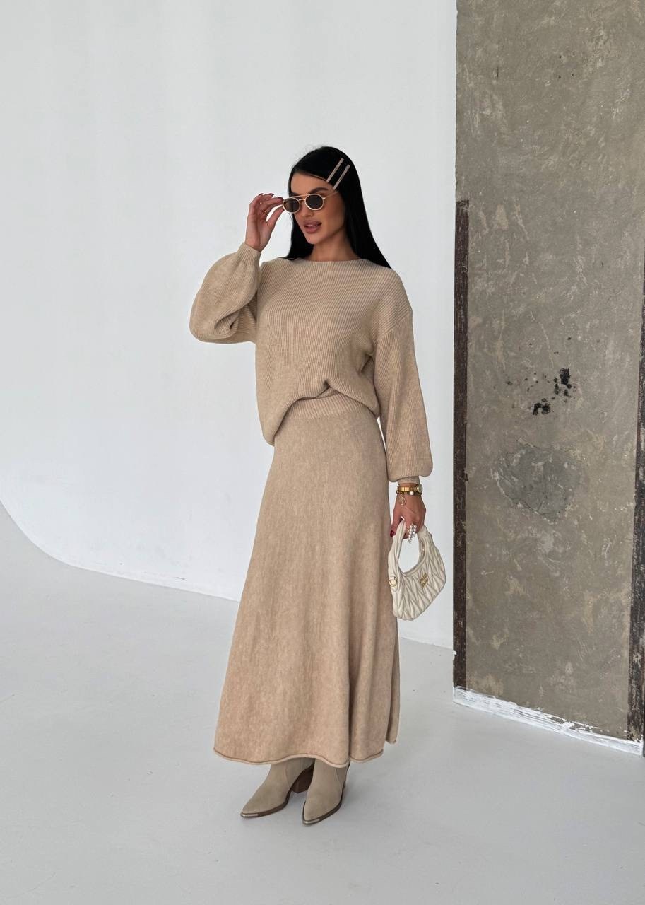 теплое платье,вязаный костюм с юбкой,костюм с юбкой теплый,вязаные костюмы,теплый трикотажный костюм с юбкой