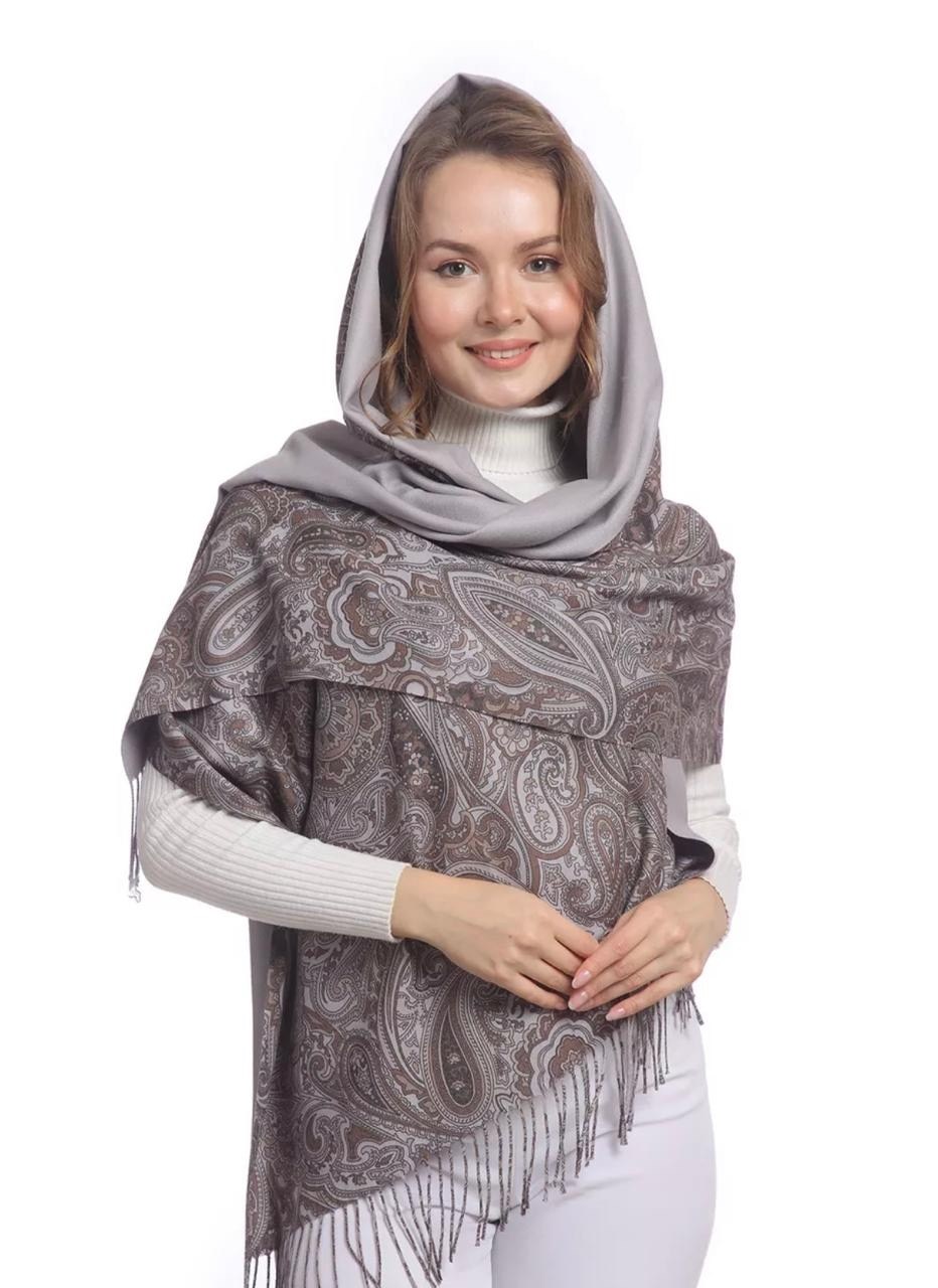 палантин кашемировый двусторонний шарф,палантин кашемировый двусторонний,палантин коричневый,палантин женские,палантины кашемир