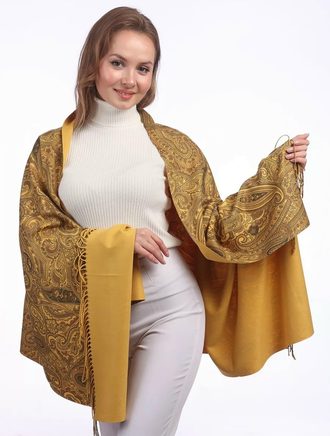 палантин кашемировый двусторонний шарф,палантин кашемировый двусторонний,палантин коричневый,палантин женские,палантины кашемир