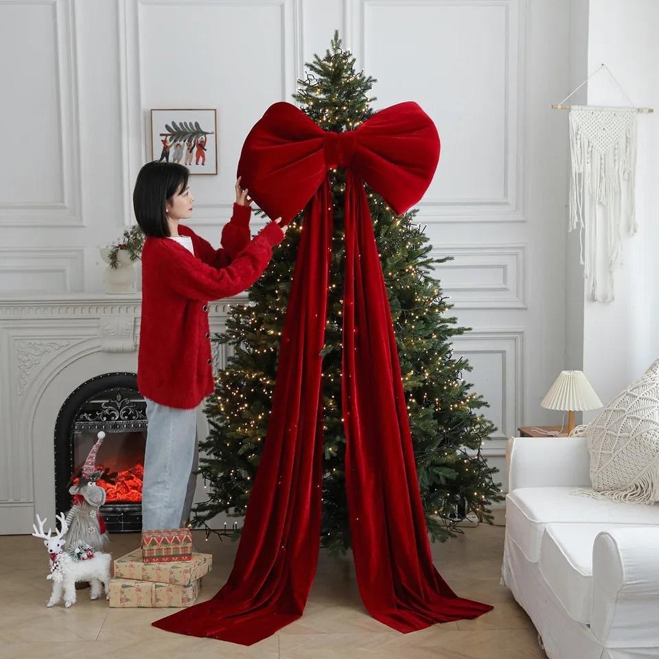 бант большой,бант красный,бант для подарка,бант для елки,украшения для свадьбы