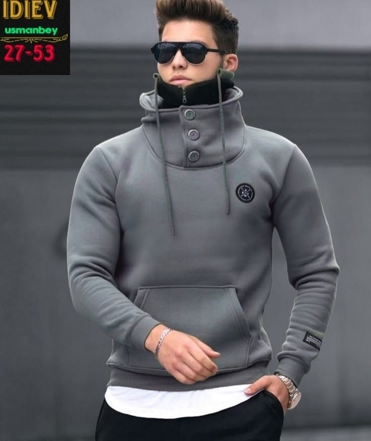 кофта худи мужская,мужская толстовка,толстовка с воротником,мужская мода,толстовки для мужчин