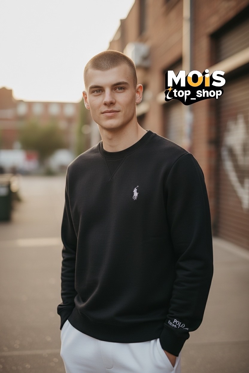 свитшот polo ralph lauren,свитшот поло ральф лорен черный,толстовка polo ralph lauren,мужские свитшоты,свитшот мужская