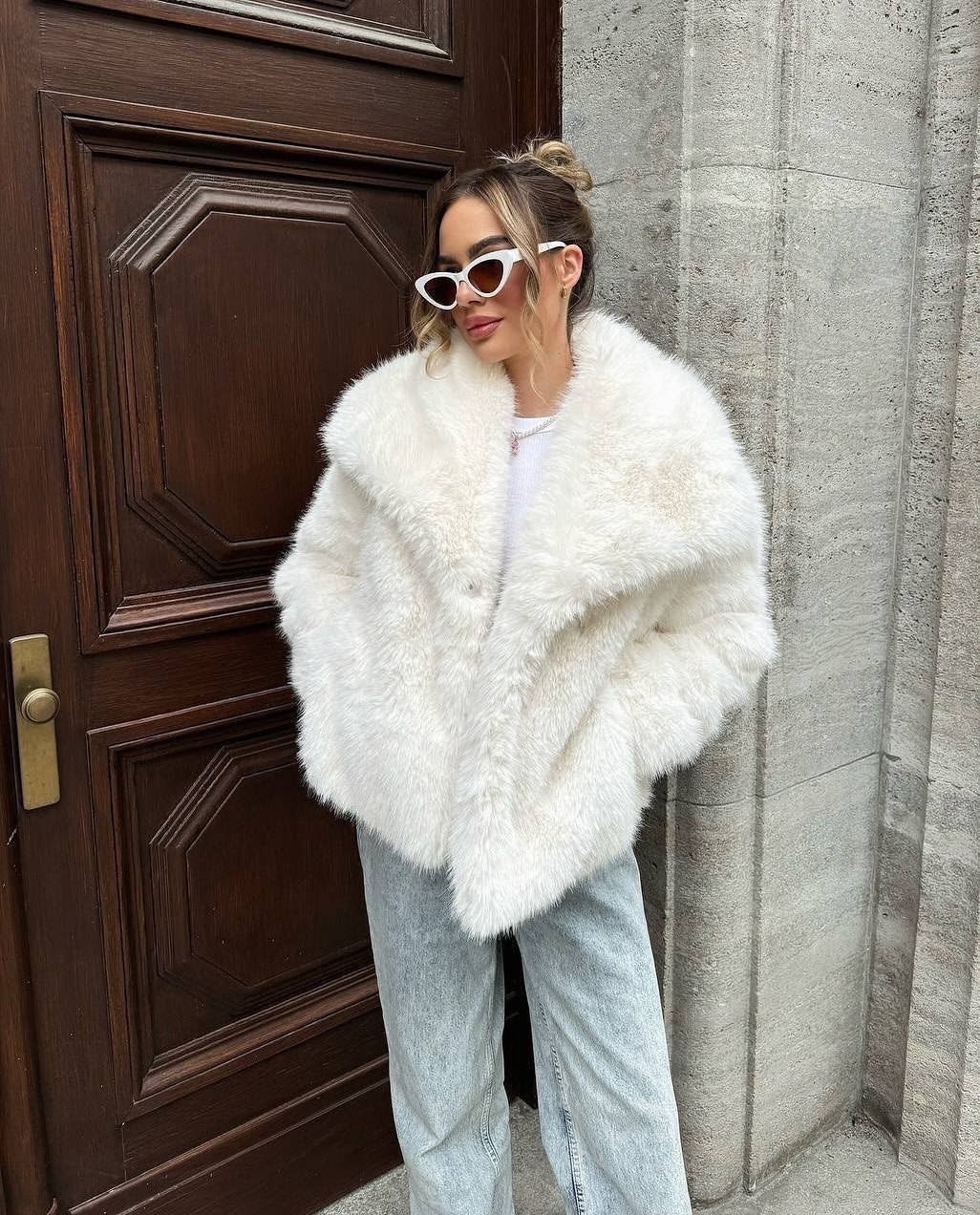 искусственная шуба,зимние образы,шуба стиль,шубка