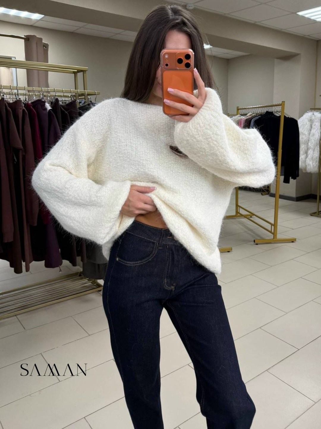 мохеровый свитер оверсайз,вязаные свитера,модный джемпер,пуловер оверсайз,стильный джемпер оверсайз