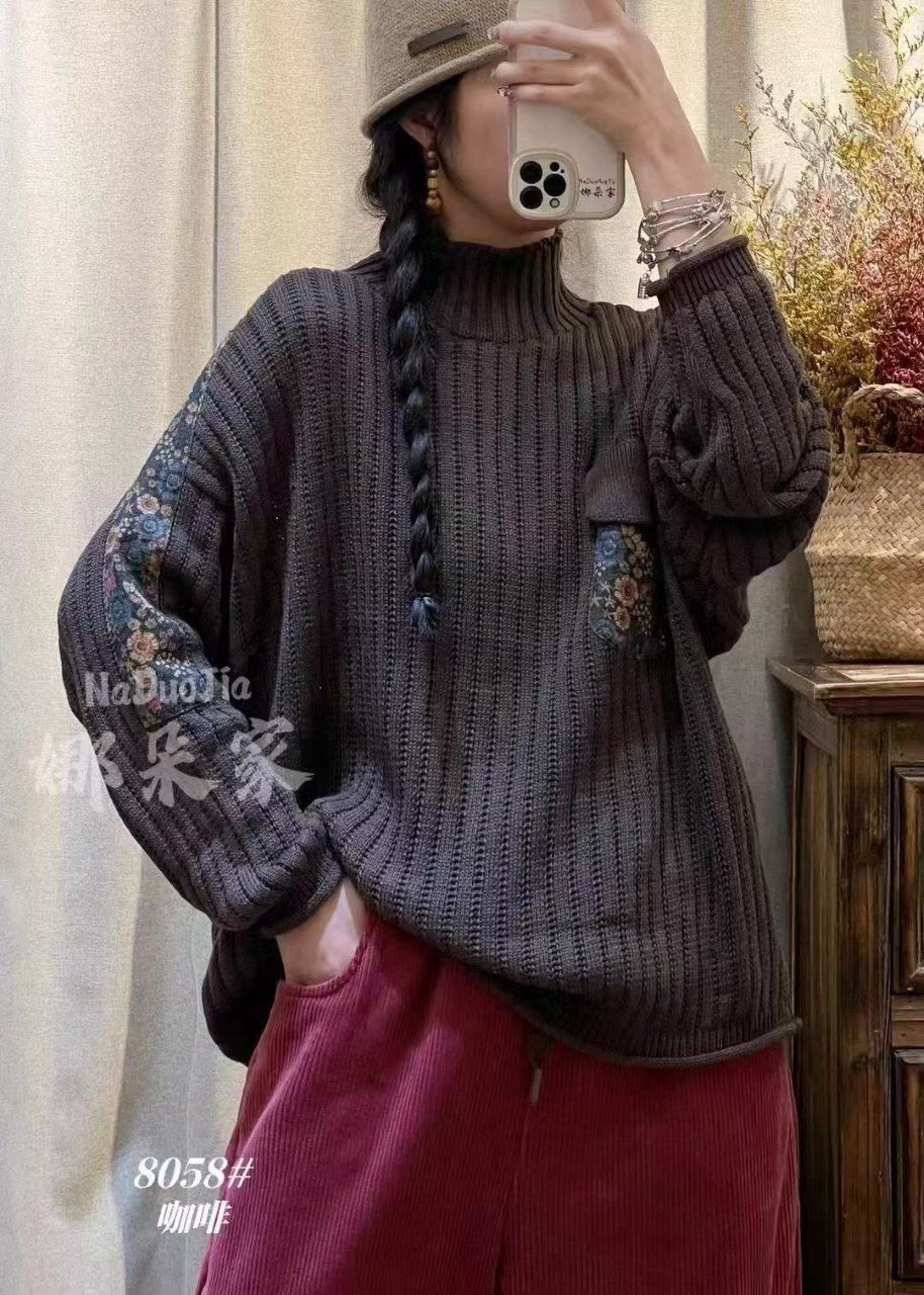 свитера женские,модный женский свитер,модные свитера,свитер бохо,джемпер бохо