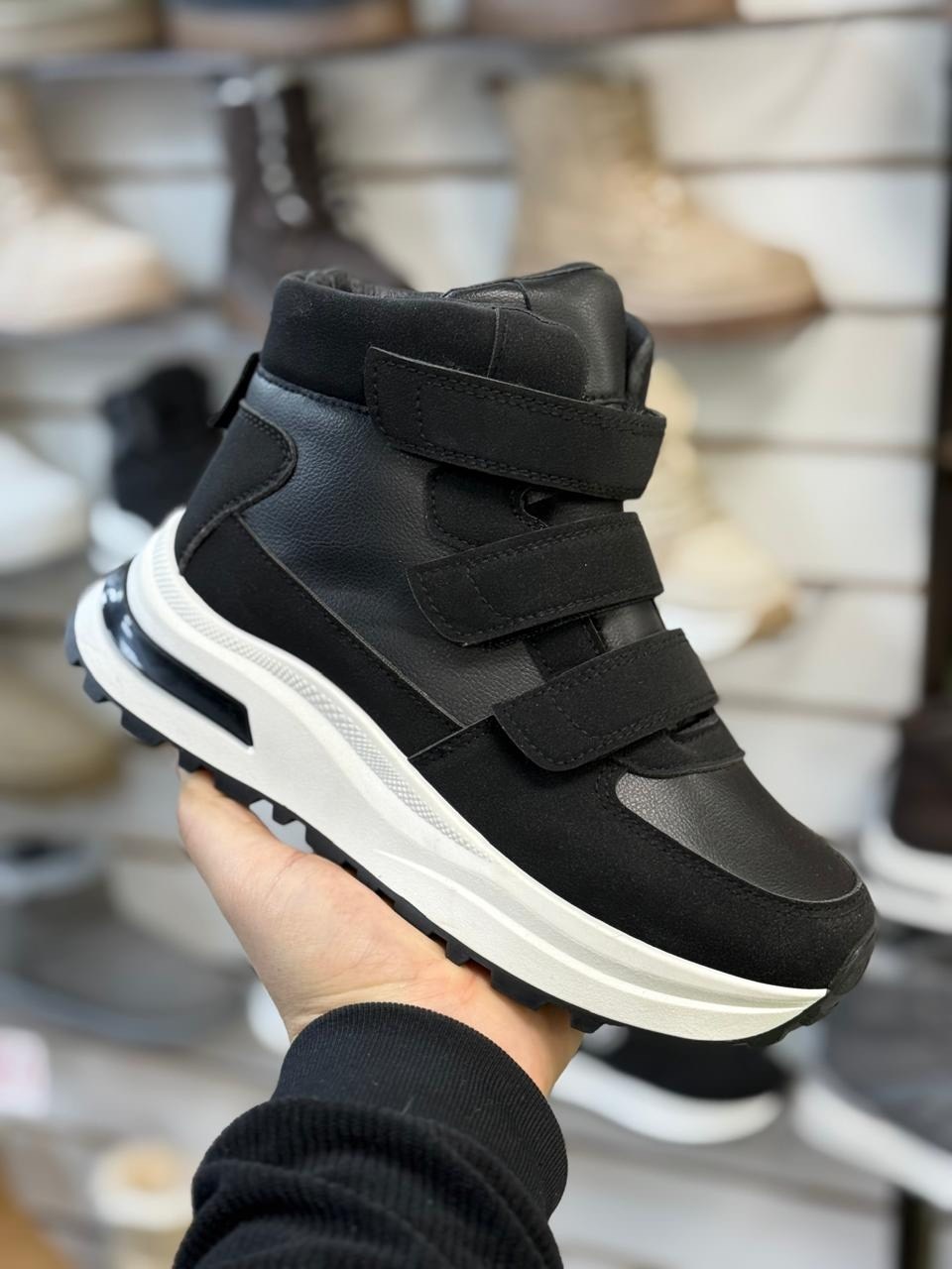 ,кроссовки женскиe,кроссовки женские зимние,высокие кроссовки, женская