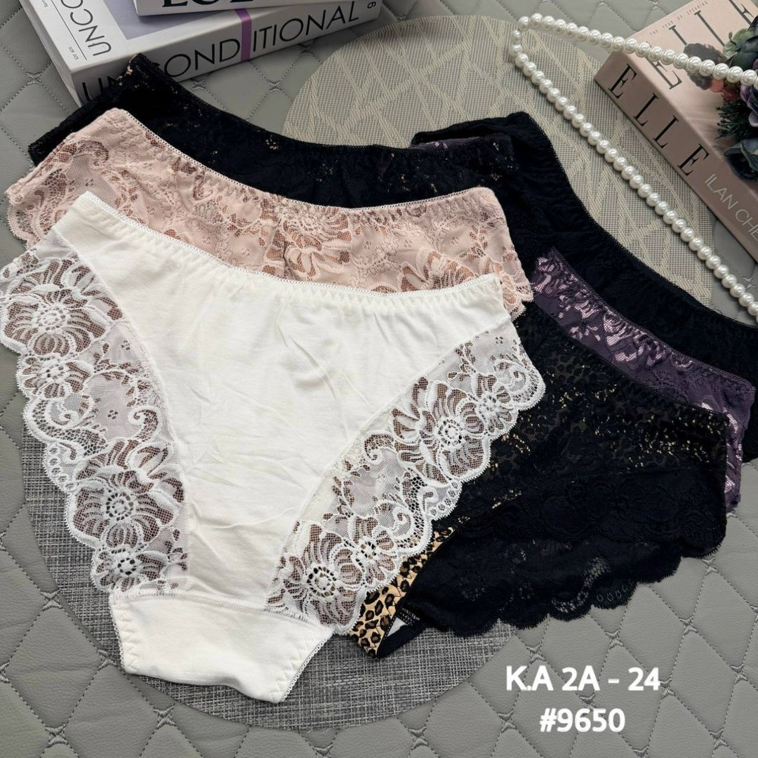 женское нижнее белье,комплект трусов,трусы женские набор хлопок слипы с кружевами 5 шт,комплект женских кружевных трусов,комплект трусов женские
