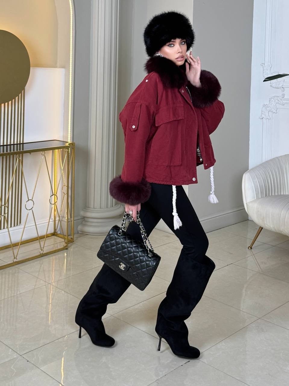 пуховики с мехом,стильная куртка,пуховики с натуральным мехом,куртка женская с мехом,куртка мех