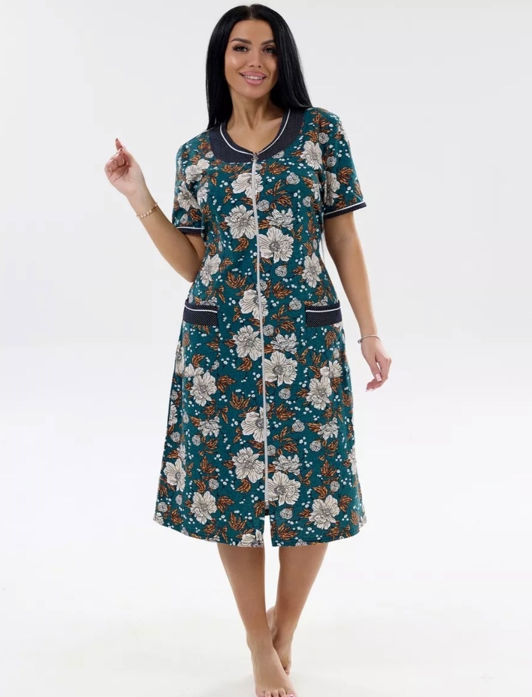 халат женский домашний,халат женский домашний на молнии,женский халат,трикотажный халат,халат трикотажный женский