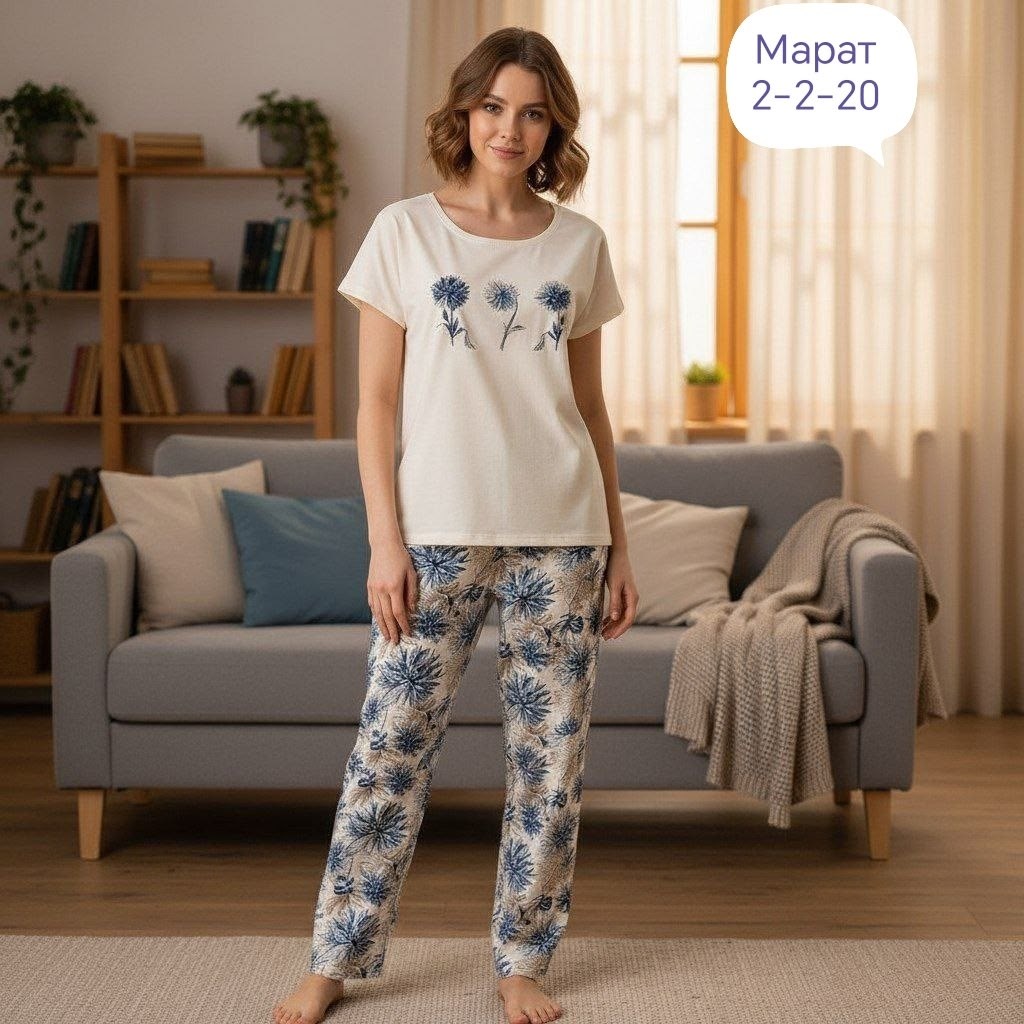 пижама женская с брюками,пижама с брюками,пижамы женски,mia-mella пижама,домашняя одежда пижама