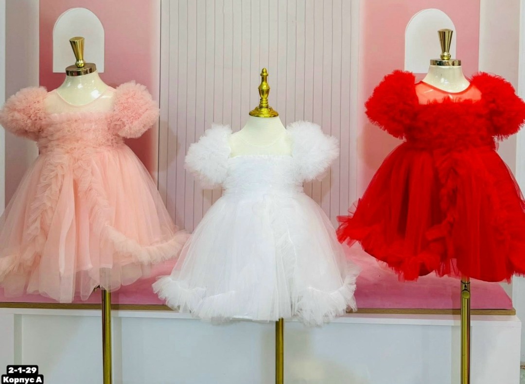платье для девочек,пышное платье для девочки,розовое платье для девочки,детская платье,детское платье принцессы