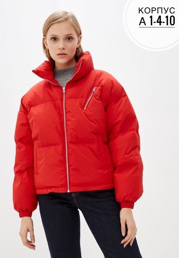 пуховик баон,красный пуховик,lime куртка красная женская,демисезонная куртка,куртка женская