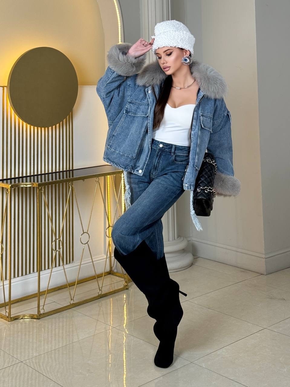 женская джинсовая куртка с мехом,джинсовая куртка с мехом,куртка с мехом,джинсовка с мехом,куртка женская с мехом
