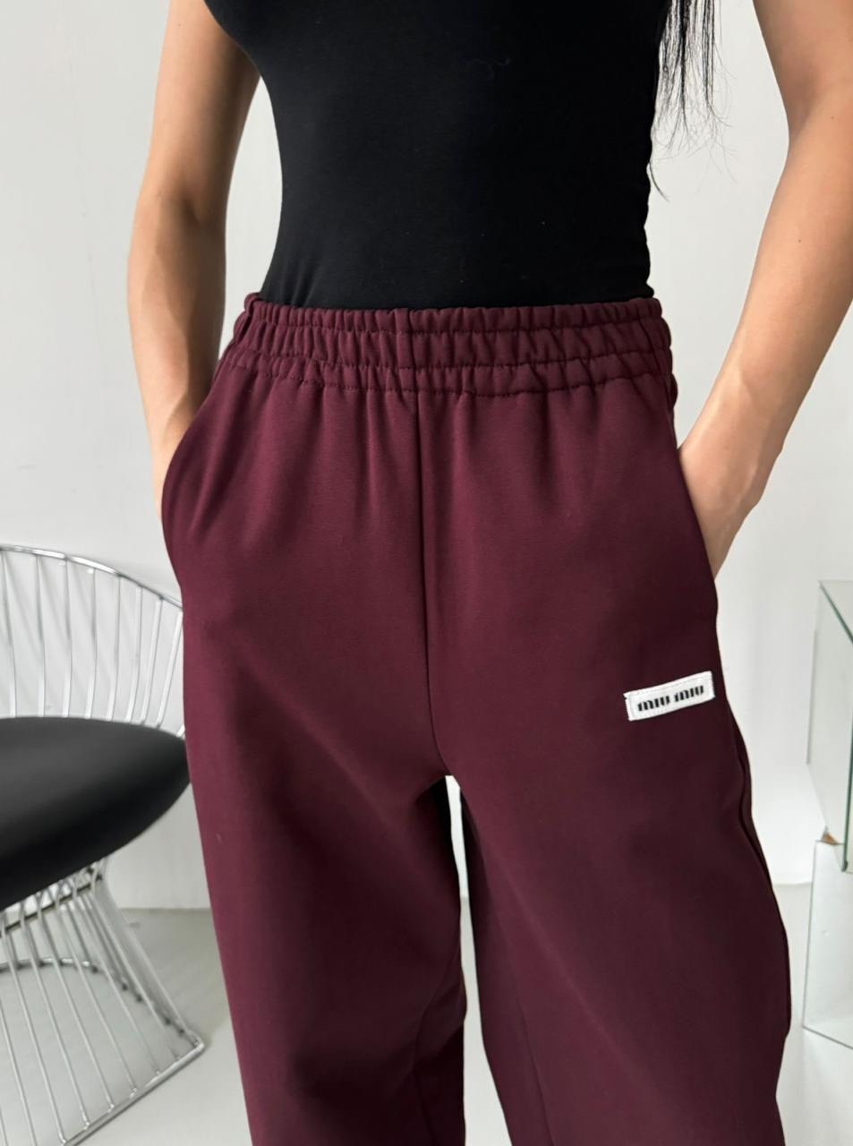 широкие брюки,брюки спортивные,бордовые брюки,штаны широкие,модные брюки палаццо
