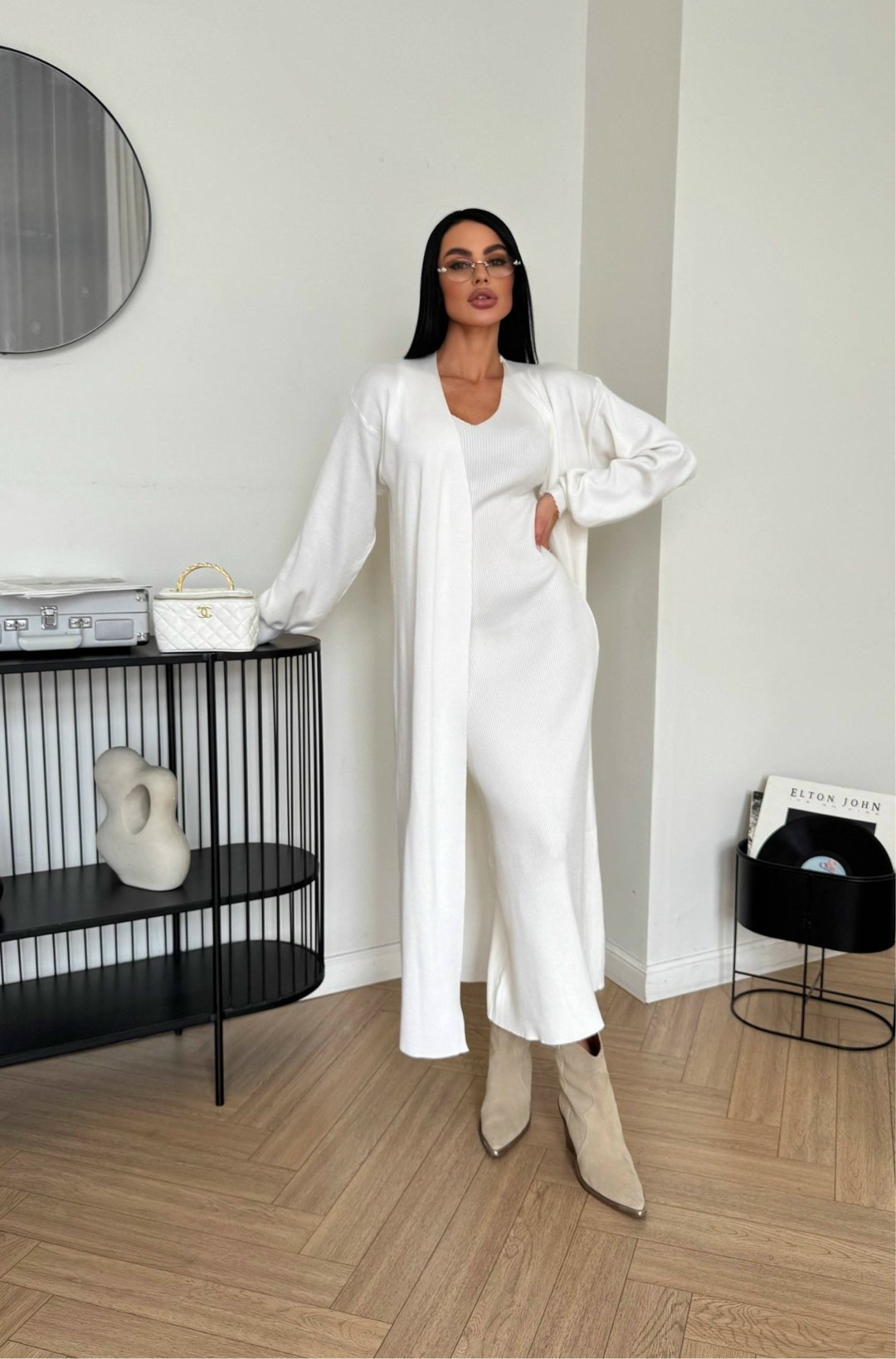 комплект кардиган,вязаные платья,платье кардиган,платье лапша с кардиганом,кардиган