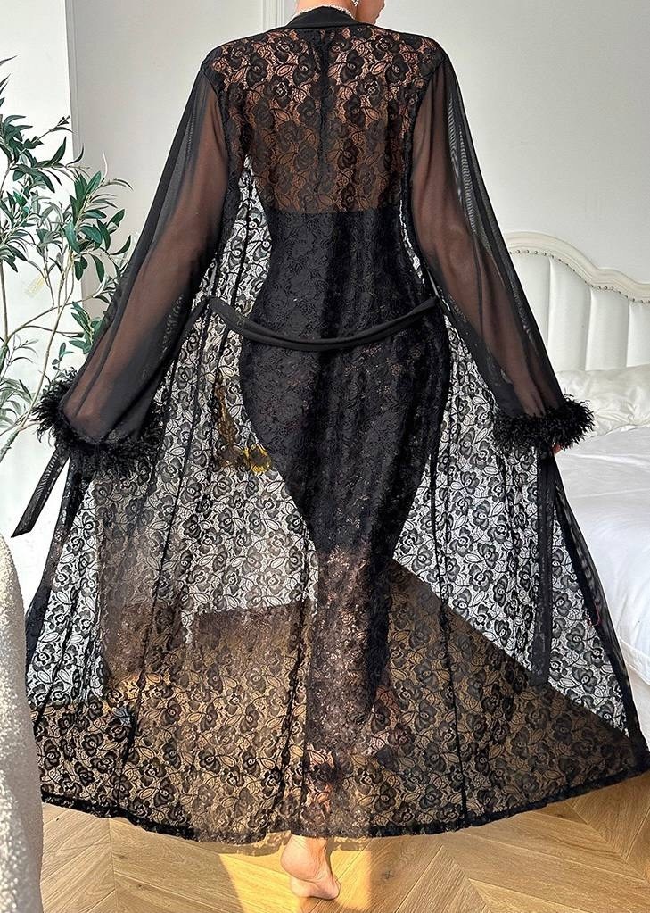 пеньюар комплект,пеньюар халат кружевной,кружевной халат,пеньюар женский прозрачный,женский кружевной халат